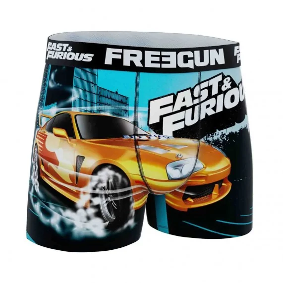 Boxer Mann Mikrofaser "Fast & Furious" (Boxershorts Mann) Freegun auf FrenchMarket