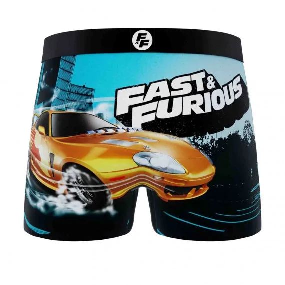Boxer Mann Mikrofaser "Fast & Furious" (Boxershorts Mann) Freegun auf FrenchMarket