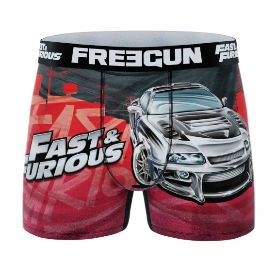 Boxer Mann Mikrofaser "Fast & Furious" (Boxershorts Mann) Freegun auf FrenchMarket