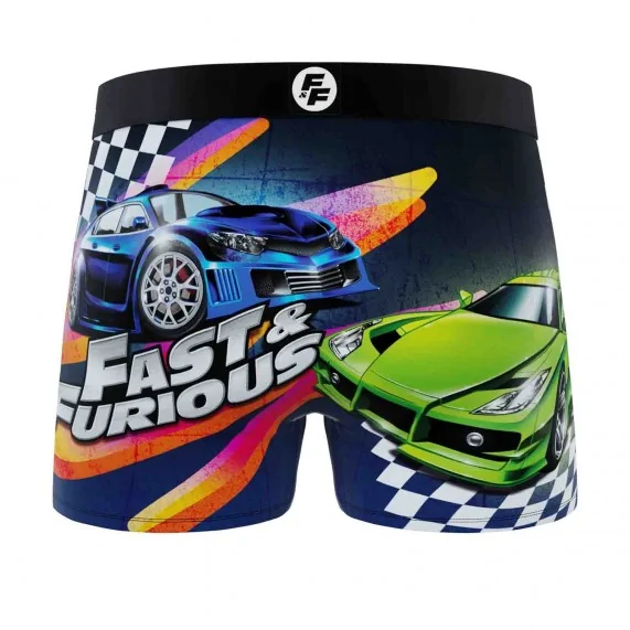 Boxer Mann Mikrofaser "Fast & Furious" (Boxershorts Mann) Freegun auf FrenchMarket