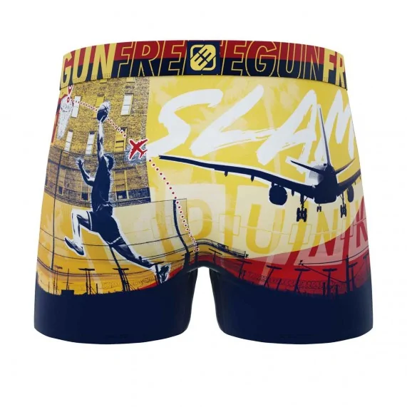 Herren-Boxershorts Premium Sport Basketball Slam Dunk (Boxershorts Mann) Freegun auf FrenchMarket