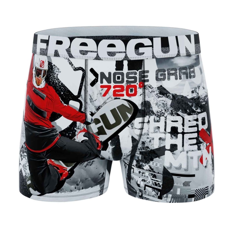FREEGUN Premium Boxer Sport Extreme Snow för män