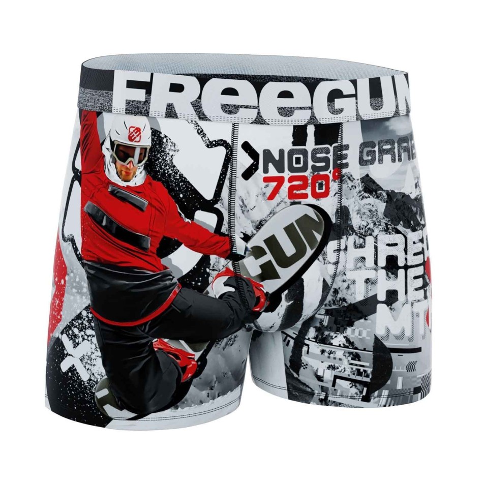 FREEGUN Premium Boxer Sport Extreme Snow för män