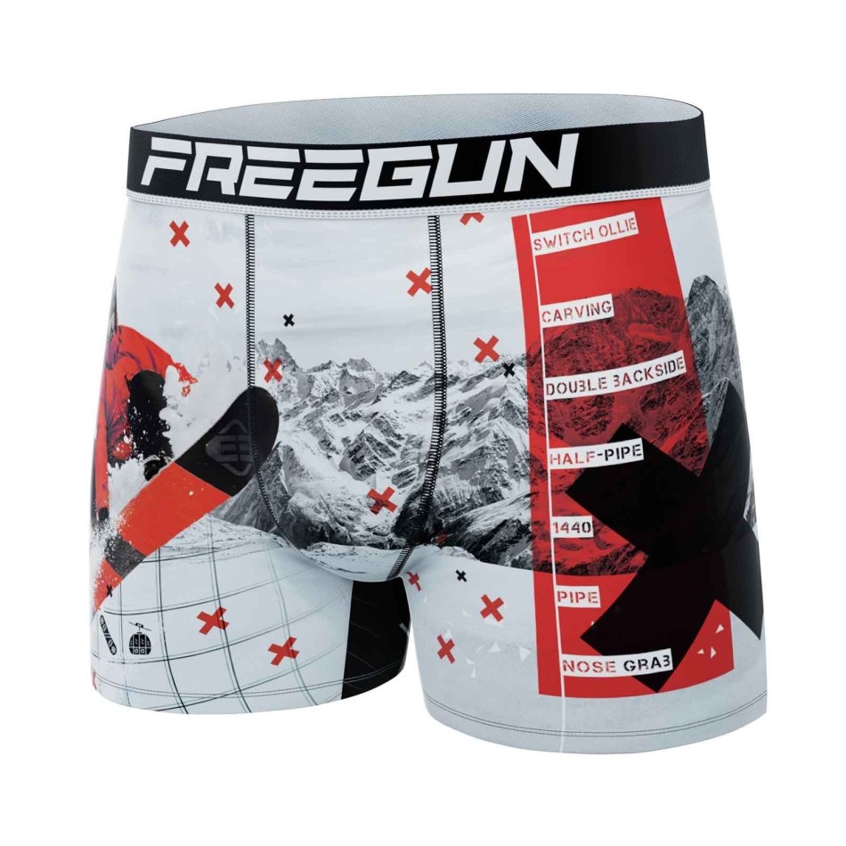 FREEGUN Premium Boxer Sport Extreme Snow för män