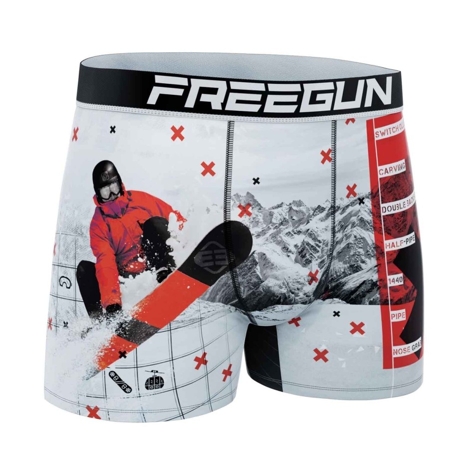 FREEGUN Premium Boxer Sport Extreme Snow för män