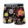 Boxer Mann Baumwolle "Premium Signature Flowers" (Boxershorts Mann) Freegun auf FrenchMarket