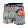 Boxer Mann Baumwolle "Premium Signature Flowers" (Boxershorts Mann) Freegun auf FrenchMarket