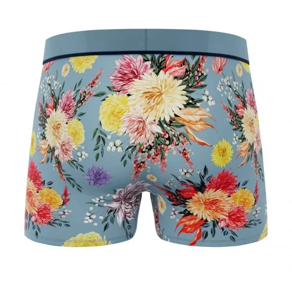 Boxer Mann Baumwolle "Premium Signature Flowers" (Boxershorts Mann) Freegun auf FrenchMarket