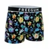 Premium Signature Flowers" Katoenen Boxer voor Mannen (Herenboxershorts) Freegun chez FrenchMarket