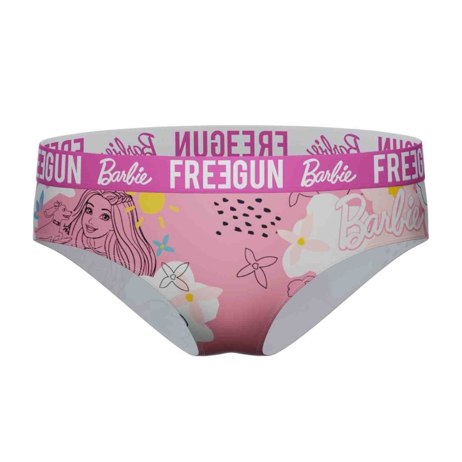 FREEGUN Set om 2 Barbie Girl Boxershorts Officiell Mattel Licens