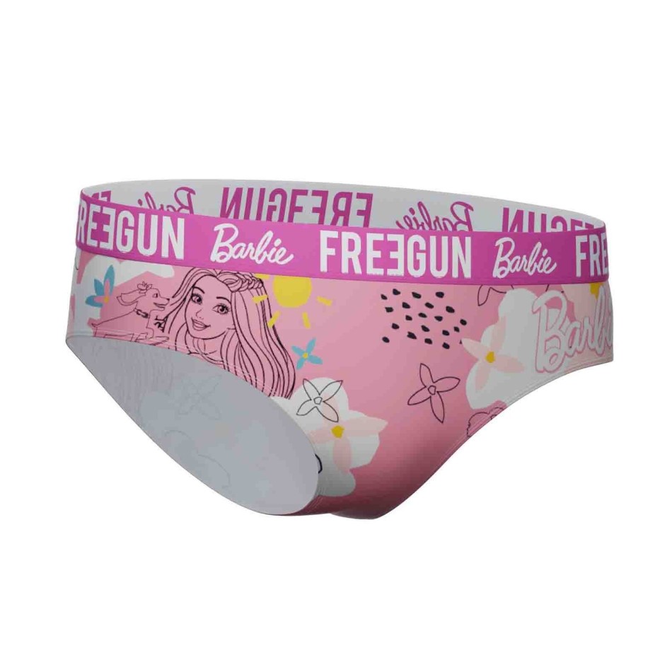 FREEGUN Set om 2 Barbie Girl Boxershorts Officiell Mattel Licens