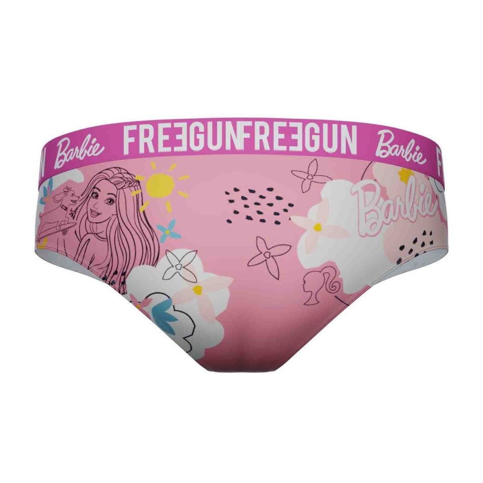 FREEGUN Set om 2 Barbie Girl Boxershorts Officiell Mattel Licens