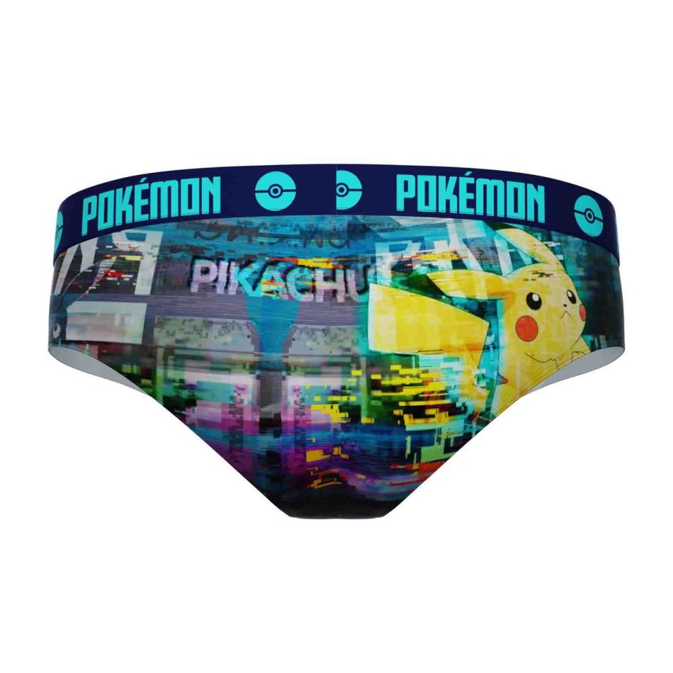 FREEGUN Set of 2 officially licensed Pokémon boxer shorts for girls