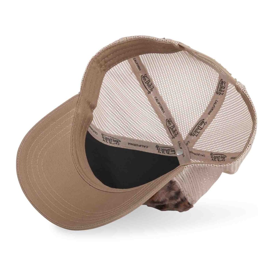 Casquette Trucker Fourrure Leopard (Casquettes) Von Dutch chez FrenchMarket