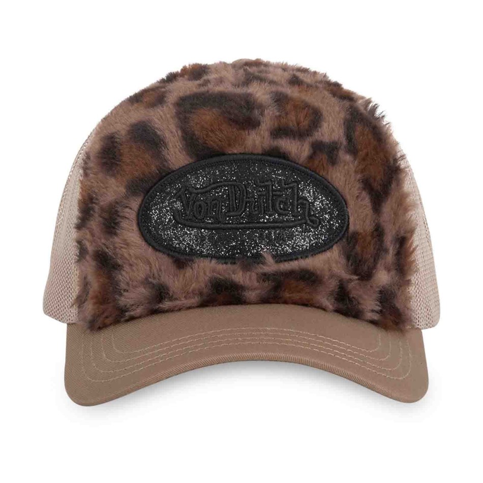 Gorro de piel Trucker Leopard (Gorras) Von Dutch chez FrenchMarket