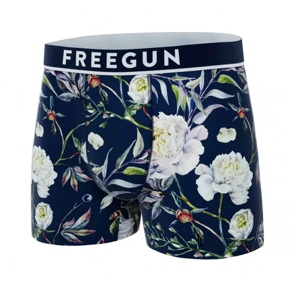 Premium Signature Flowers" Katoenen Boxer voor Mannen (Herenboxershorts) Freegun chez FrenchMarket