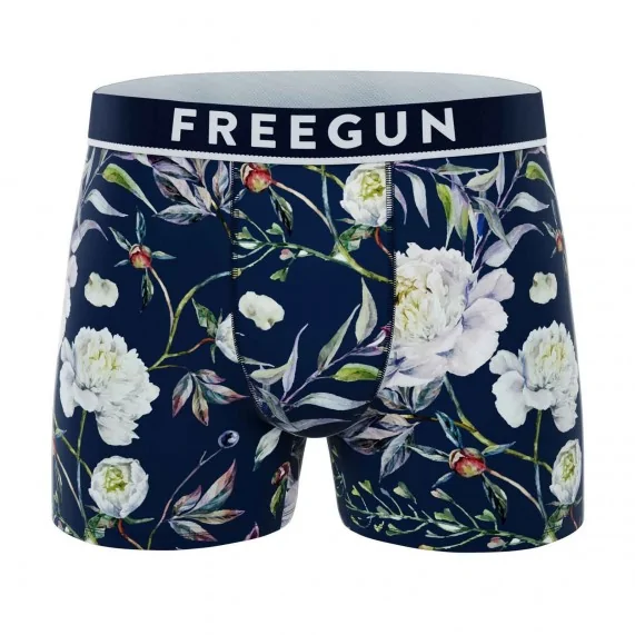 Boxer de algodón "Premium Signature Flowers" para hombre (Calzoncillos para hombre) Freegun chez FrenchMarket
