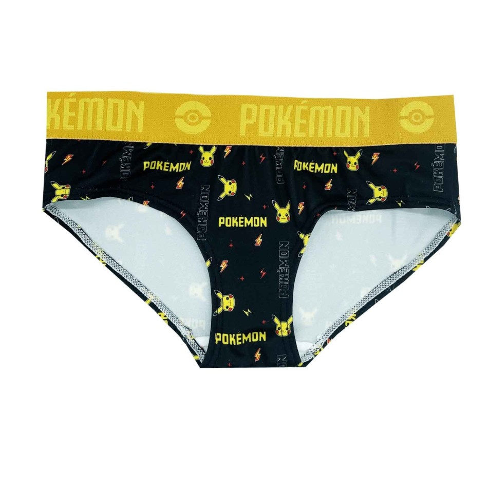 FREEGUN Set om 2 officiellt licensierade Pokémon-boxershorts för flickor