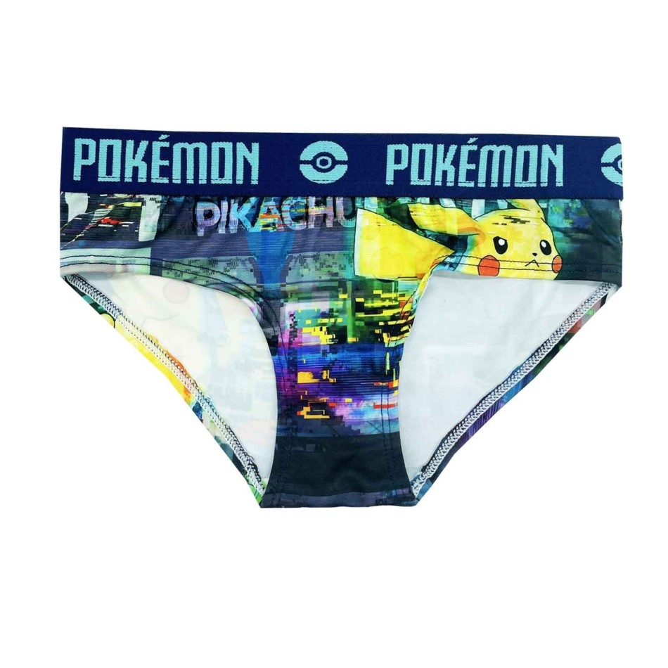 FREEGUN Set om 2 officiellt licensierade Pokémon-boxershorts för flickor