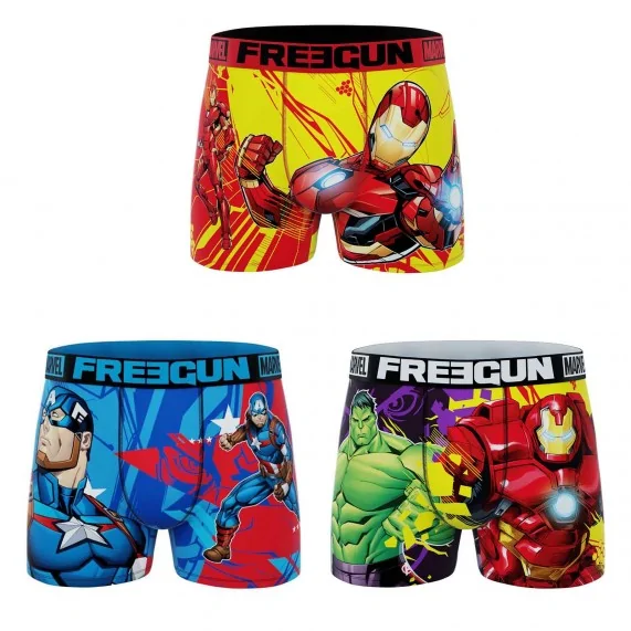 3er-Pack Boxershorts, Jungen, Marvel Avengers (Boy's Boxershorts Pack) Freegun auf FrenchMarket 3er-Pack Boxershorts, Jungen, Marvel Avengers (Boy's Boxershorts Pack) Freegun auf FrenchMarket
