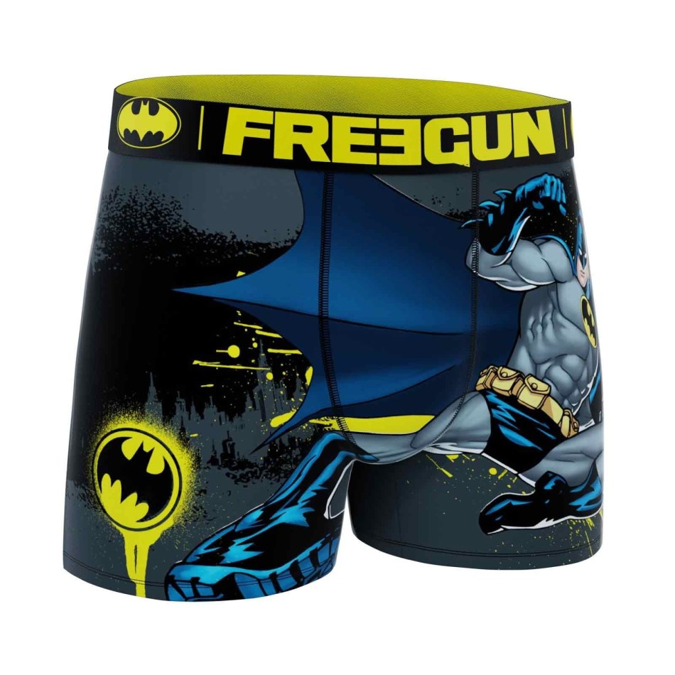 FREEGUN Set med 4 DC Comics Batman "Gotham City" Boxershorts för pojkar