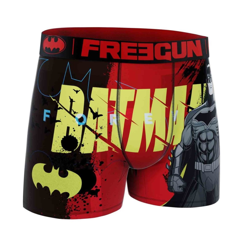 FREEGUN Set med 4 DC Comics Batman "Gotham City" Boxershorts för pojkar