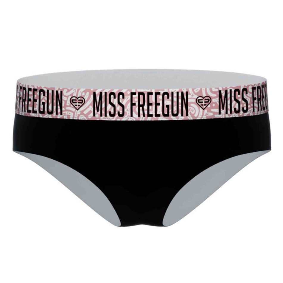 FREEGUN Set om 6 damboxershorts i svart bomull