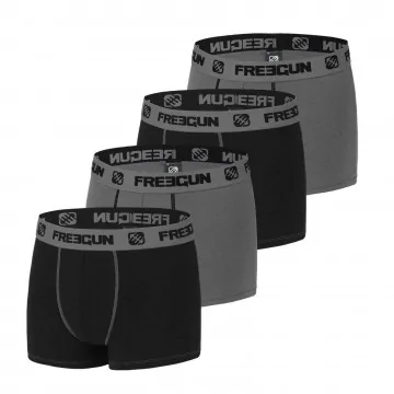Set van 4 katoenen jongensboxershorts (Set jongensboxershorts) Freegun chez FrenchMarket