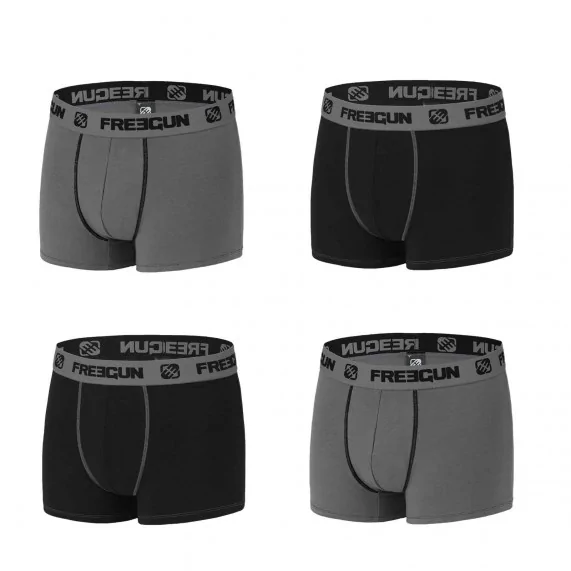 Set van 4 katoenen jongensboxershorts (Set jongensboxershorts) Freegun chez FrenchMarket
