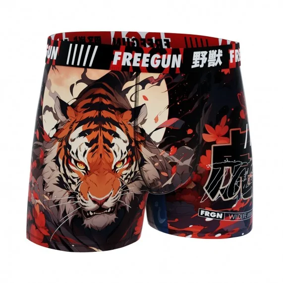 Calzoncillos bóxer de microfibra para hombre "Tiger (Calzoncillos para hombre) Freegun chez FrenchMarket