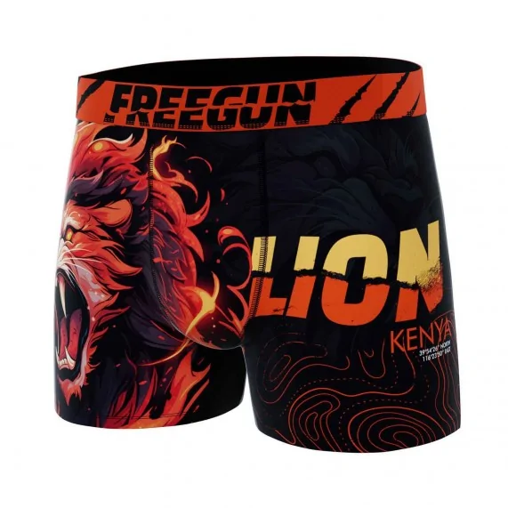 Boxer de microfibra "Lion" para hombre (Calzoncillos para hombre) Freegun chez FrenchMarket