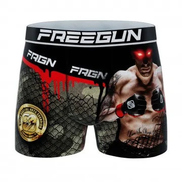 Boxer de microfibra "Sport Fight MMA" para hombre (Calzoncillos para hombre) Freegun chez FrenchMarket