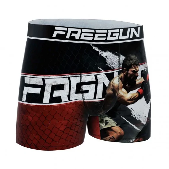 Sport Fight MMA" Microfiber Boxer for Men (Men's boxer shorts) Freegun on FrenchMarket