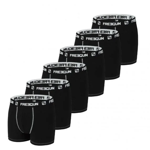 Confezione da 6 boxer in cotone per ragazzi (Confezione di boxer da ragazzo) Freegun chez FrenchMarket