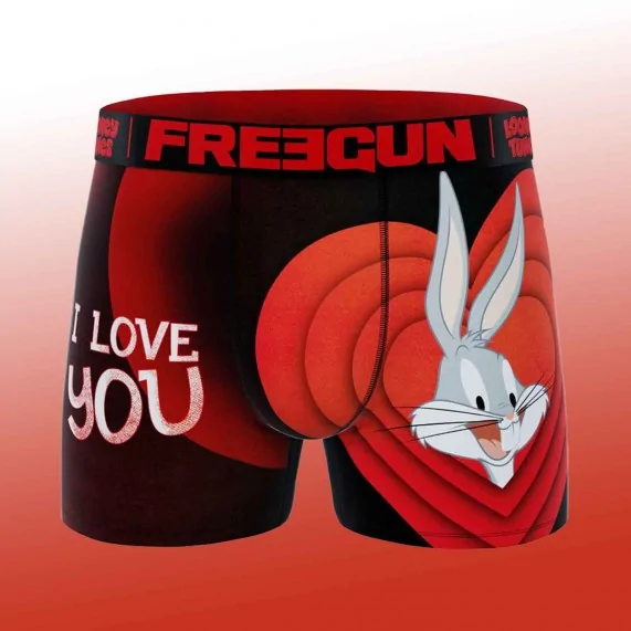 Boxer Men Looney Tunes San Valentín Bugs Bunny Corazón (Calzoncillos para hombre) Freegun chez FrenchMarket Boxer Men Looney Tunes San Valentín Bugs Bunny Corazón (Calzoncillos para hombre) Freegun chez FrenchMarket