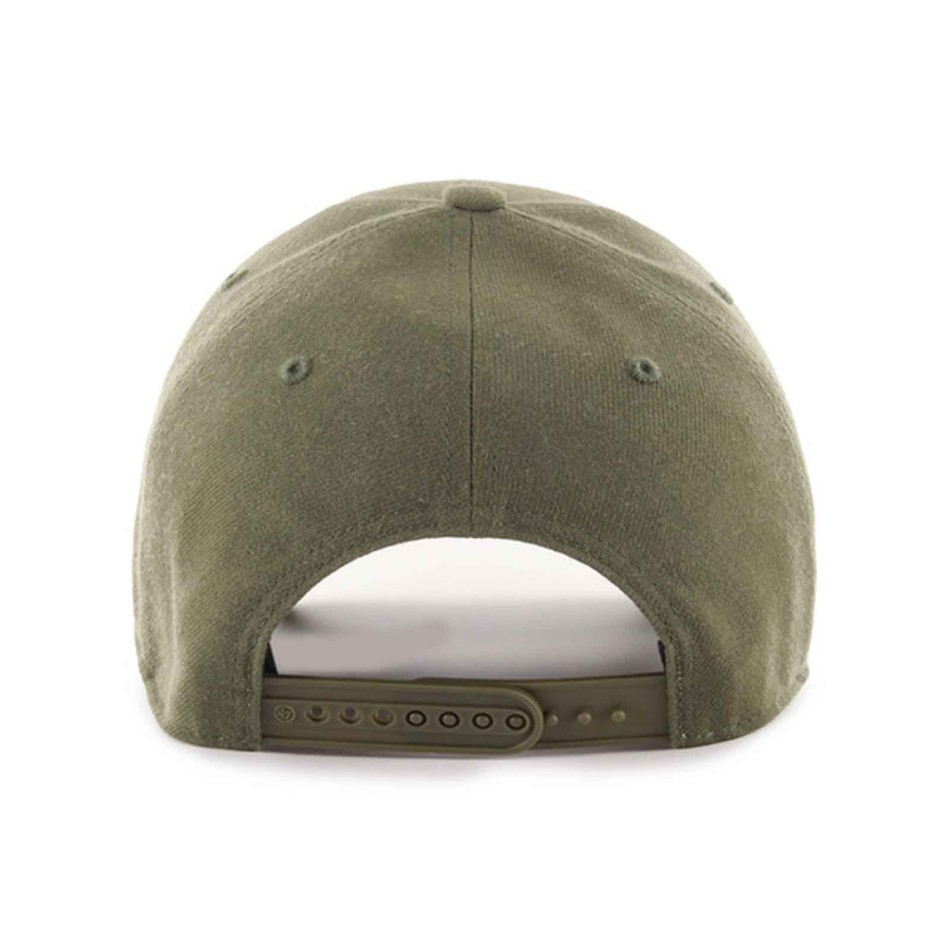 47 Basebollkeps för män Grön LA Dodgers Snapback för kvinnor