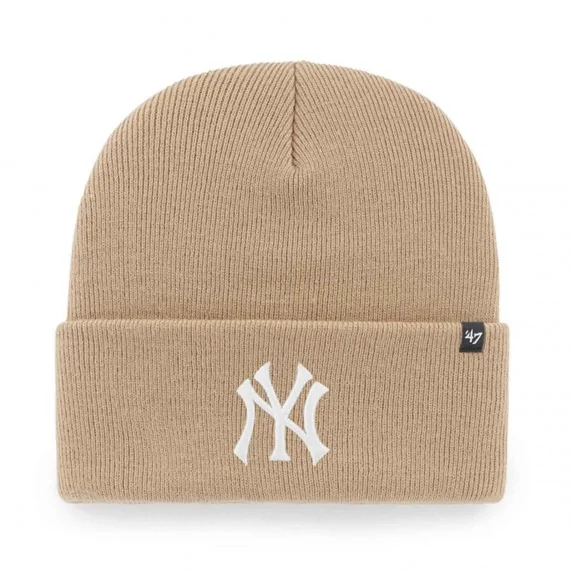 MLB New York Yankees Haymaker "Beige" hat (Beanie) '47 Brand on FrenchMarket