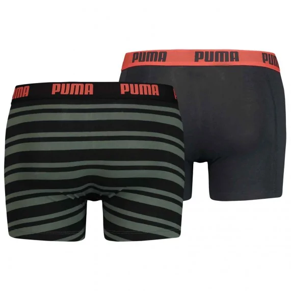Bóxers de algodón a rayas Heritage para hombre (Calzoncillos para hombre) PUMA chez FrenchMarket