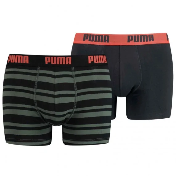 Lot de 2 Boxers Homme Coton "Heritage Stripe" (Lot boxers Homme) PUMA chez FrenchMarket