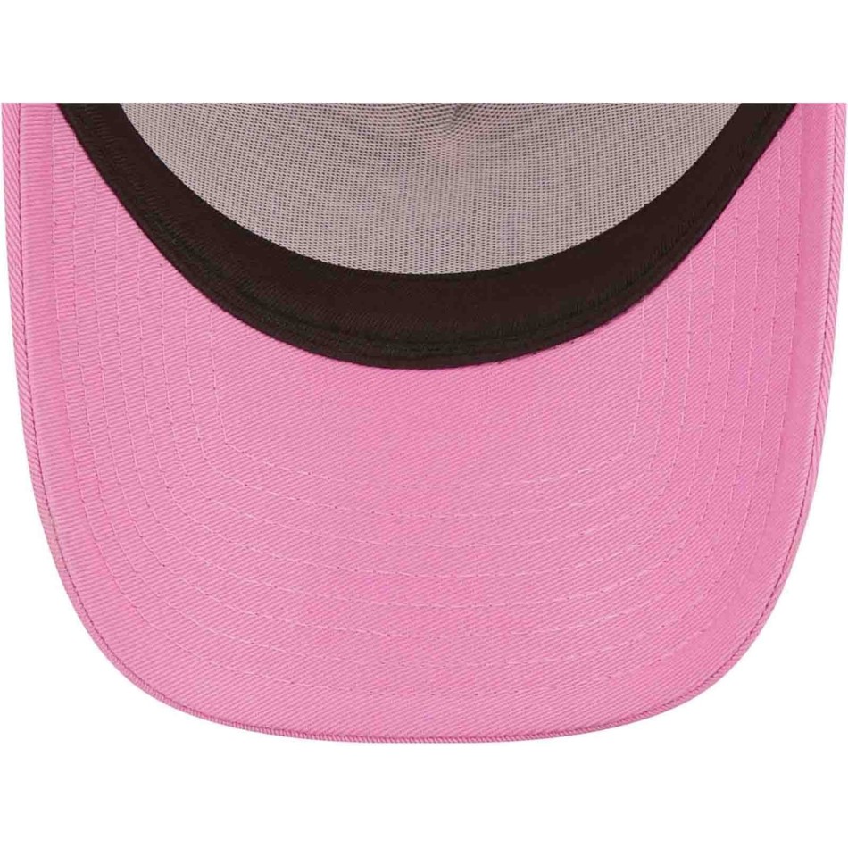 NEW ERA Pink Orange TRUCKER Los Angeles Dodgers "Tonal Mesh" keps