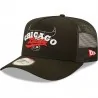 Trucker Cap Logo Overlay Chicago Bulls NBA (NBA-Kappe) New Era auf FrenchMarket