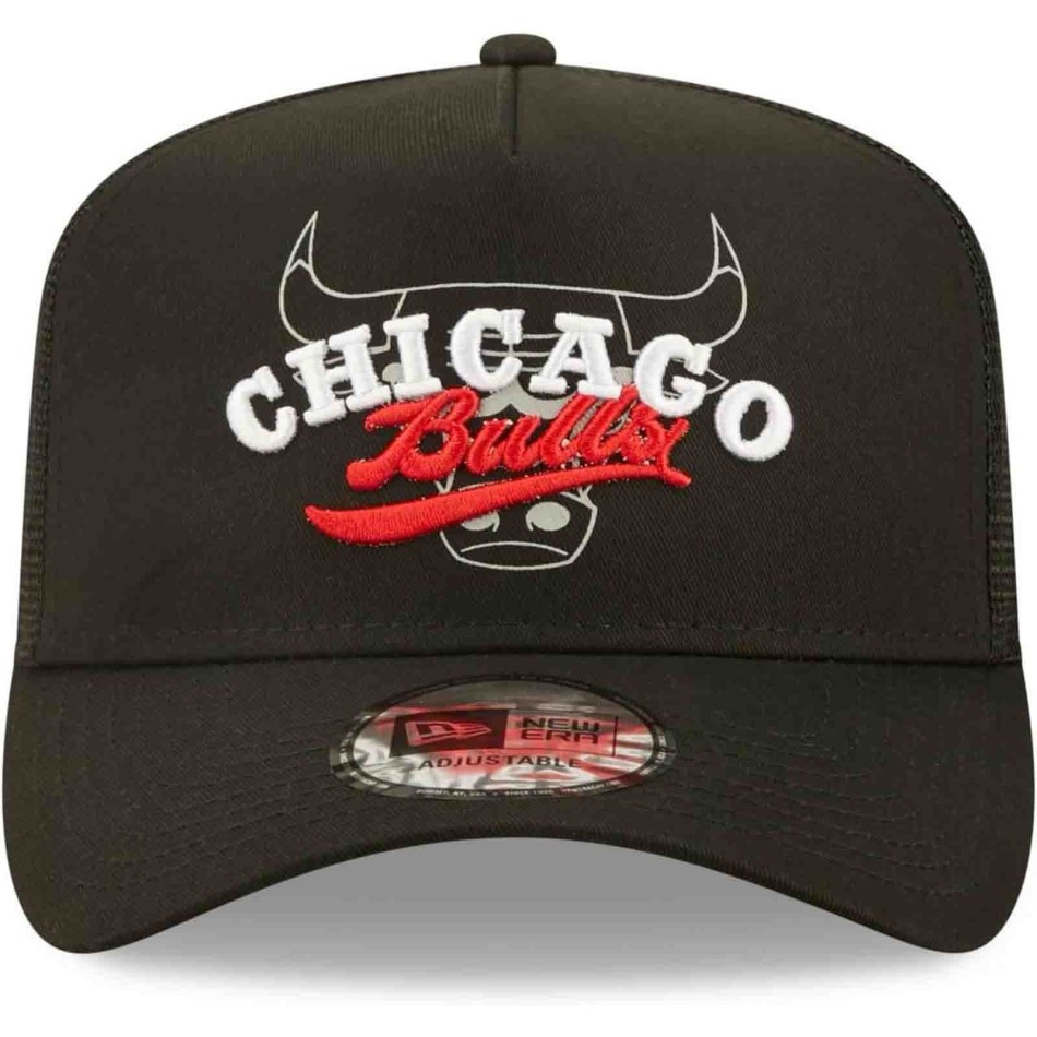 NEW ERA Trucker keps med logotyp och överdrag Chicago Bulls NBA
