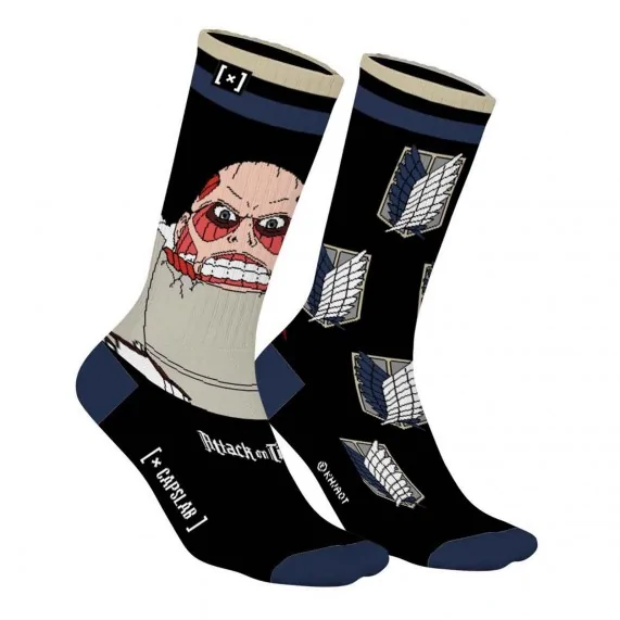 Attack on Titan" sportsokken (Sportsokken) Capslab chez FrenchMarket