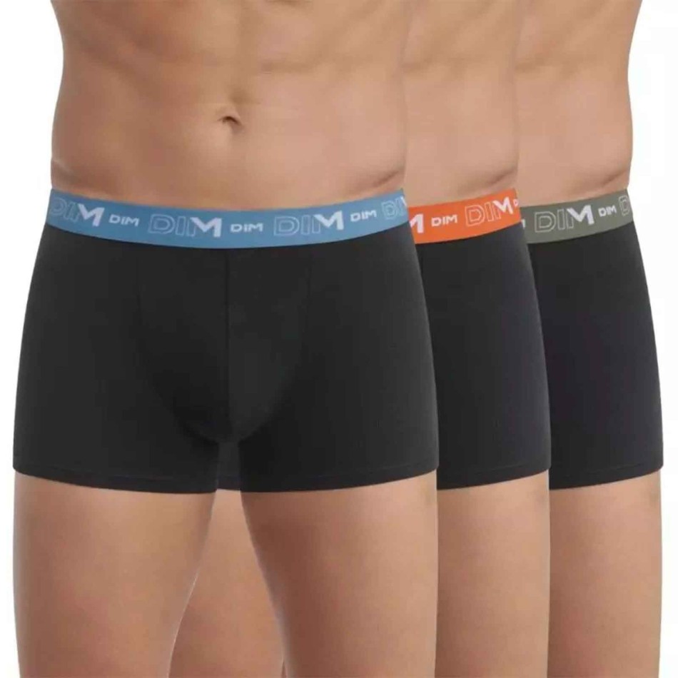 DIM Boxer Coton | Homme Stretch Lot de 3 / French Market