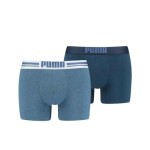 Placed Logo Bleu Denim