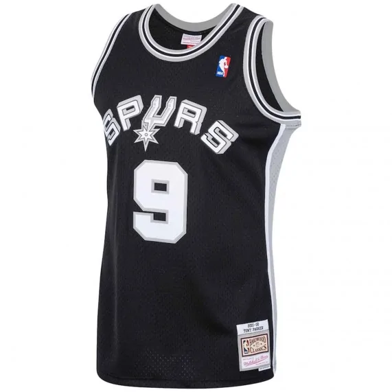 Tony Parker San Antonio Spurs 2001/02 "Hardwood Classics Swingman" Jersey (NBA-jersey) Mitchell & Ness chez FrenchMarket