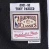 Tony Parker San Antonio Spurs 2001/02 "Hardwood Classics Swingman" Jersey (NBA-jersey) Mitchell & Ness chez FrenchMarket