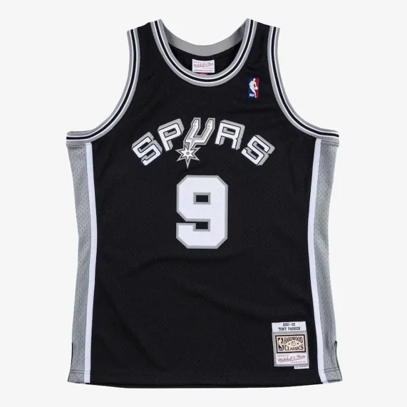Tony Parker San Antonio Spurs 2001/02 "Hardwood Classics Swingman" Trikot (NBA Trikot) Mitchell & Ness auf FrenchMarket