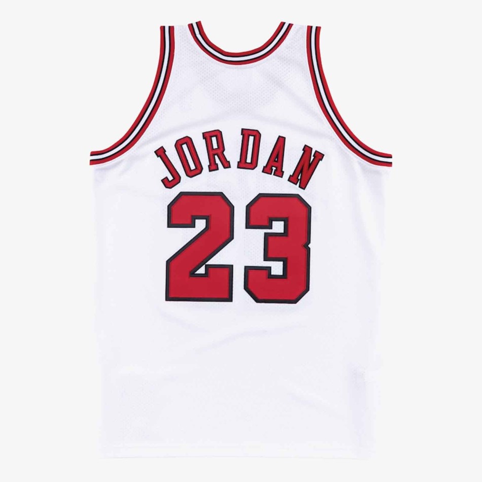 ➋ ➌ MITCHELL & NESS Michael Jordan Chicago Bulls 1997/98 "NBA Athentic Road" Jersey