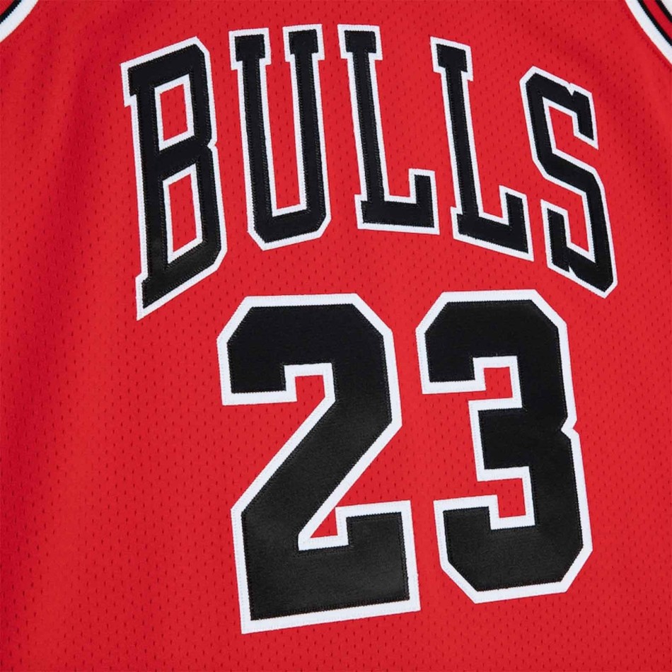 ➋ ➌ MITCHELL & NESS Michael Jordan Chicago Bulls 1997/98 "NBA Athentic Road" Jersey